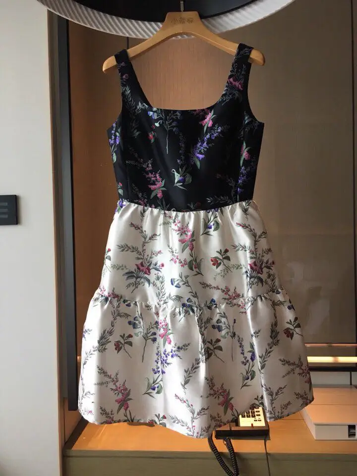 

High quality New Fashion Women 2019 Spring Dress Luxury Brand European Design party style dress WD03952