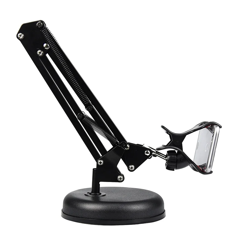 Metal Long Arm Lazy Phone Holder | Mobile Phone Flexible Bed Desk Table Stand Holder Clip Bracket | iPhone Huwei Samsung Stand image 4