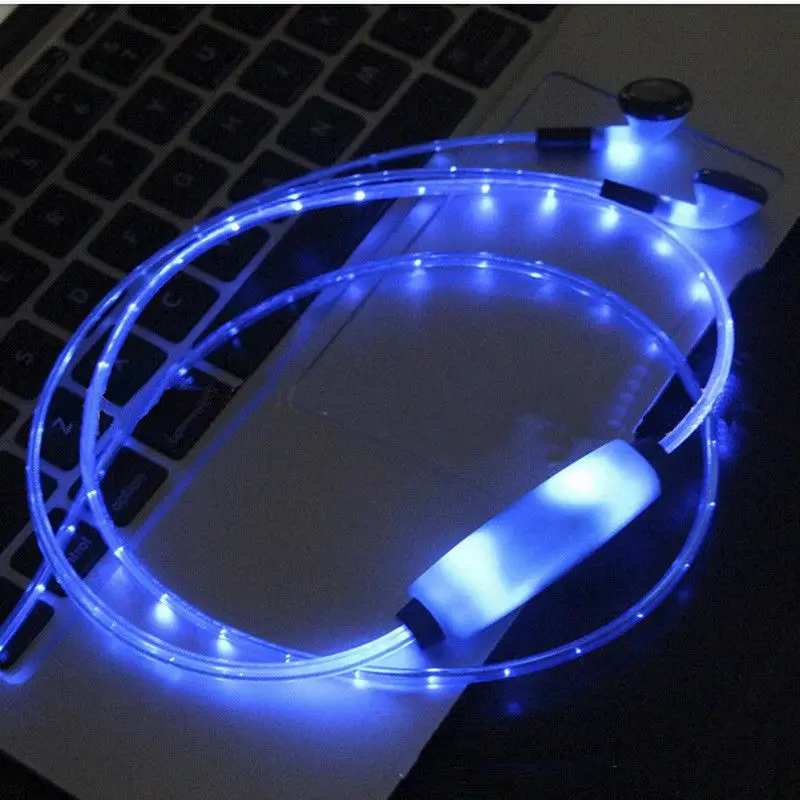 

ALTRIS 3.5 Sport In-ear Glowing Flash Pulse Cable LED Glow Light Pulse Music Luminous Earphone Stereo Earpiece with Microphone