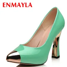 ENMAYER New Platform pumps Design Sexy high golden Heels Shoes women nude pumps Dress Wedding Party Fashion Women Pumps ENMAYER New Platform pumps Design Sexy high golden Heels Shoes women nude pumps Dress Wedding Party Fashion Women Pumps