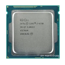 Intel corei7 4790 I7 4790 I7 3.6 ГГц Quad-Core 8 МБ ОПЕРАТИВНОЙ ПАМЯТИ DDR3-1600 DDR3-1333 HD4600