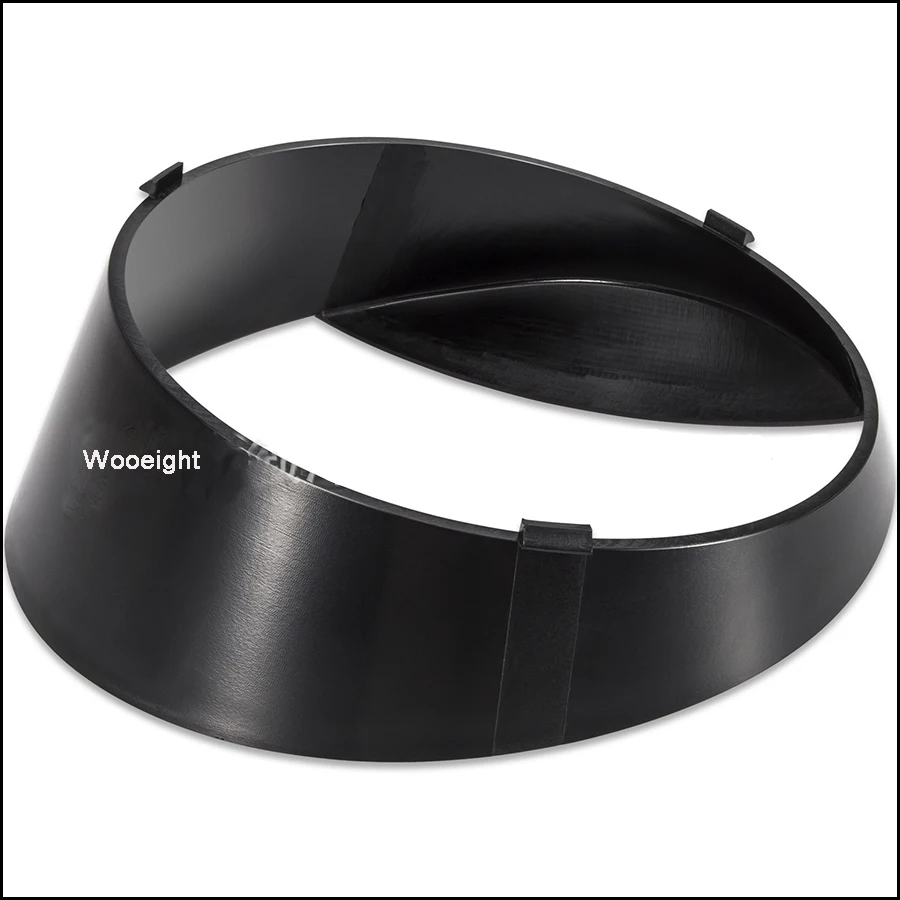 Wooeight 1Pair ABS Angry Eyes Black Front Light Headlight Lamp Cover Trim For Jeep Wrangler JL 2018 Car Accessories (6)