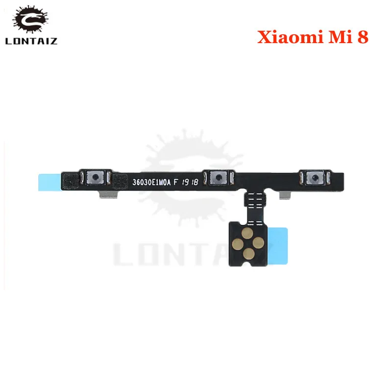 

For XIaomi Mi8 Power Button Switch Volume Button Mute On / Off Flex Cable For Xiaomi Mi 8 Lite