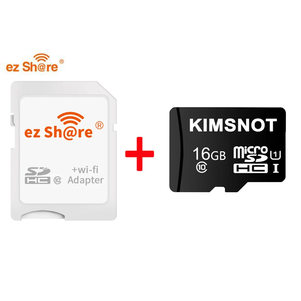 Ez share ezshare беспроводная wifi SD карта TF адаптер карты Micro SD кард-ридер Поддержка 8 ГБ 16 ГБ 32 ГБ MicroSD карта - Емкость: Add 16GB TF Card