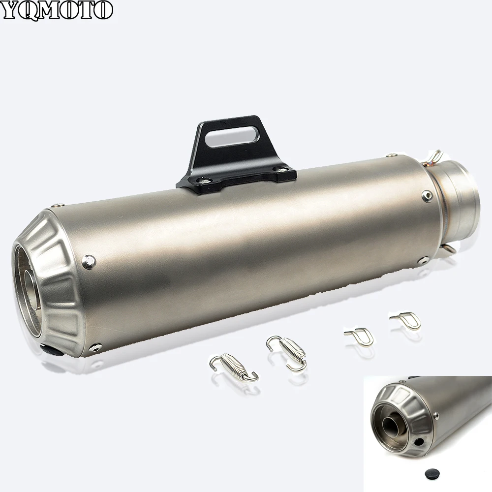

36-51MM Universal Modified Escape Moto Exhaust Motorcycle Scooter Dirt Bike Muffler Pipe for Yamaha Honda Kawasaki KTM