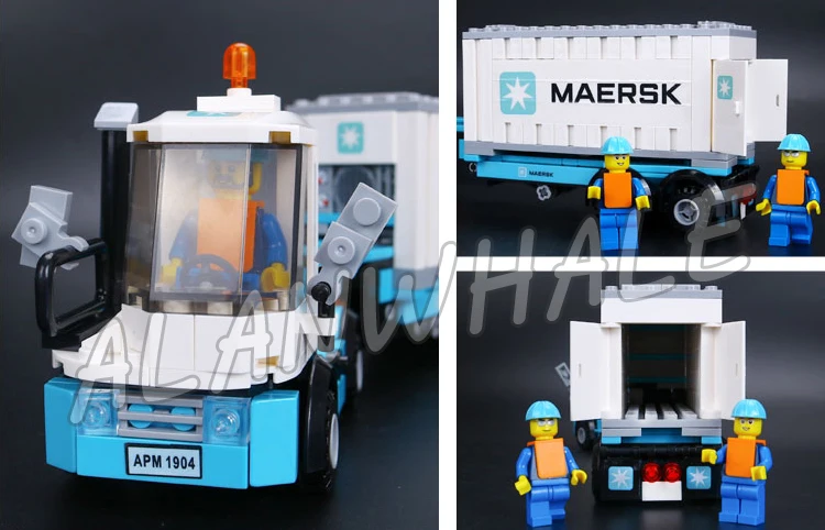 1234 шт. Creator Maersk поезда грузовой локомотив 21006 классические DIY фигурки строительные блоки игрушка совместима с Лаго