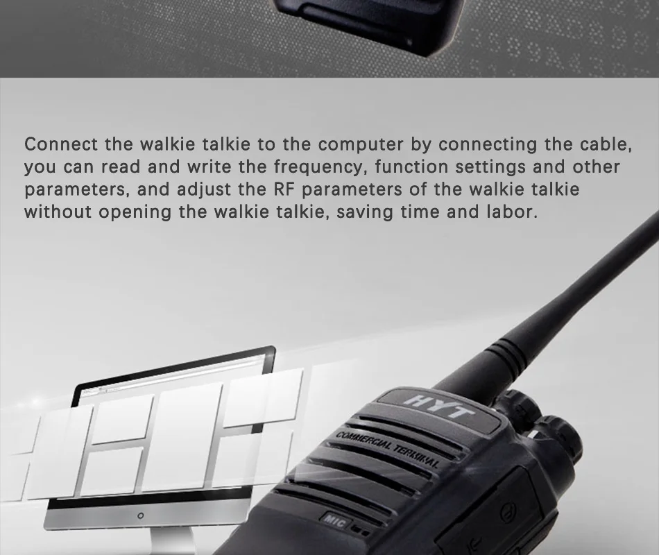 Для HYT радио HYT TC-500S двухстороннее радио UHF 450-470MHz VHF 136-154MHz портативное радио с защитой от пыли