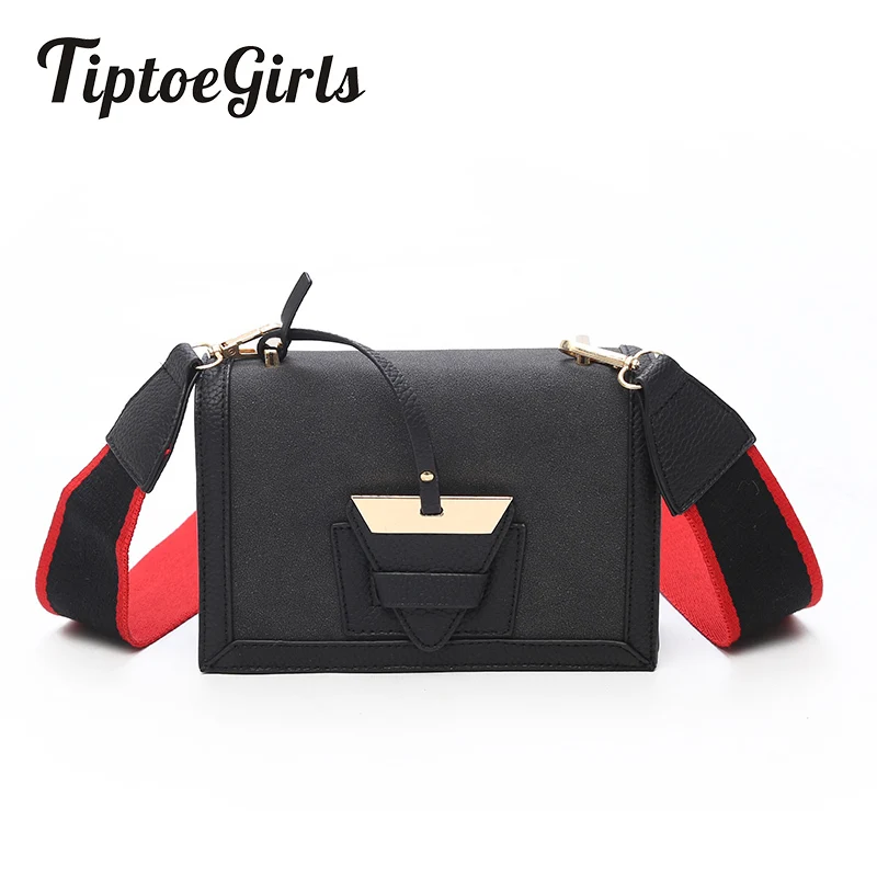 

New Tide Korean Version of the Personality Frosted Wide Strap Small Square Bag Fashion Wild Shoulder Messenger Bag