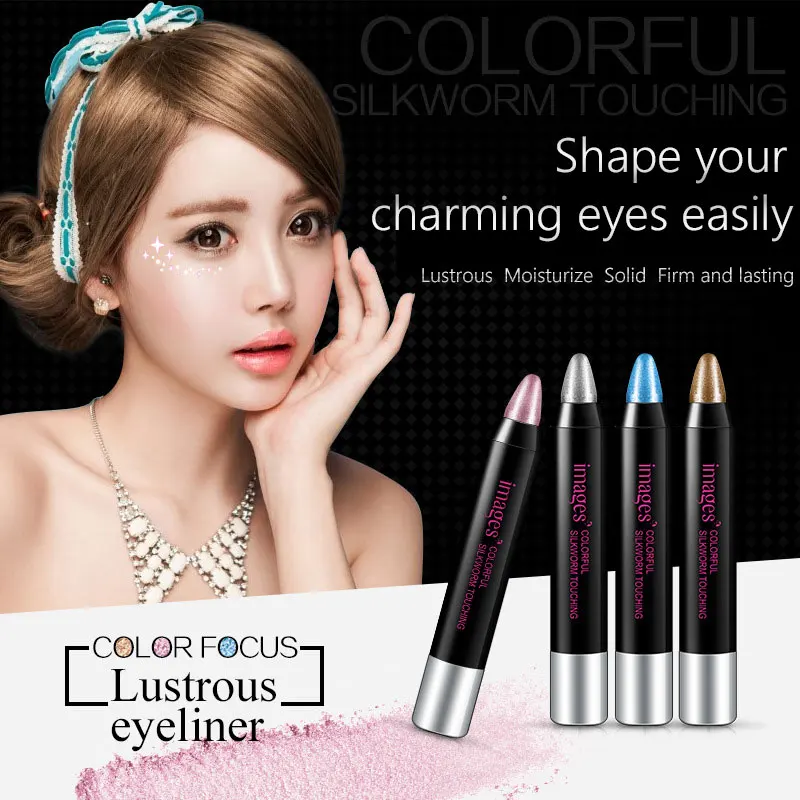 OMY LADY изображения Dazzle красочные перемещение хитрость Шелкопряд ручка жемчуг