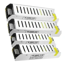 Zasilacz impulsowy DC 12 v 60w 80w 100w 120w sterownik Led 12 v Fonte transformator oświetlenia 220 v do 12 v zasilacz