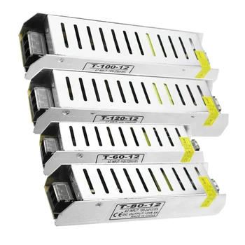 

Switching Power Supply DC 12v 60w 80w 100w 120w Led Driver 12v Fonte Lighting Transformer 220 v to 12 volt Power Supply Unit