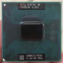 Intel processador para laptop, processador para laptop intel core duo 2 t9550 pga 478 cpu em funcionamento total