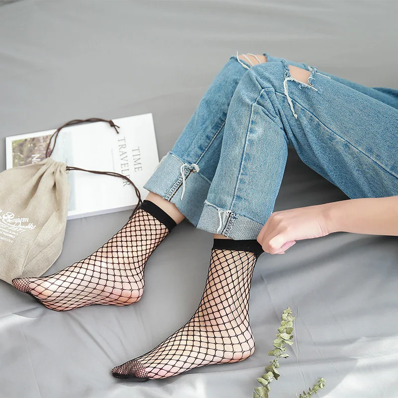

New summer hot style Fishnet socks short Women Sexy Sock Cool lady free szie
