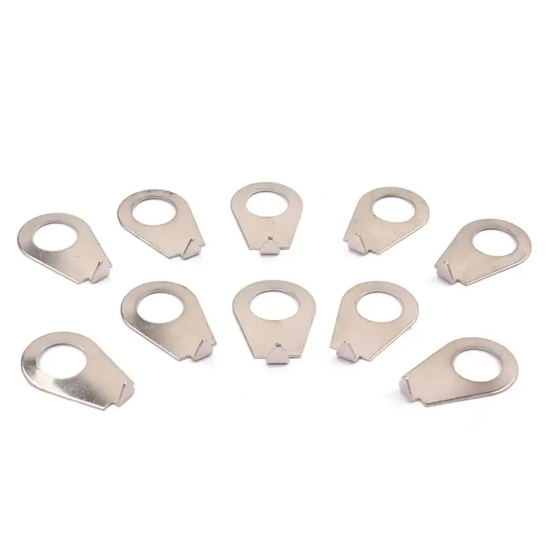 

10 Pcs Guitar Speed Bell Knob Washer Pointer Plate Steel Knob Pointers
