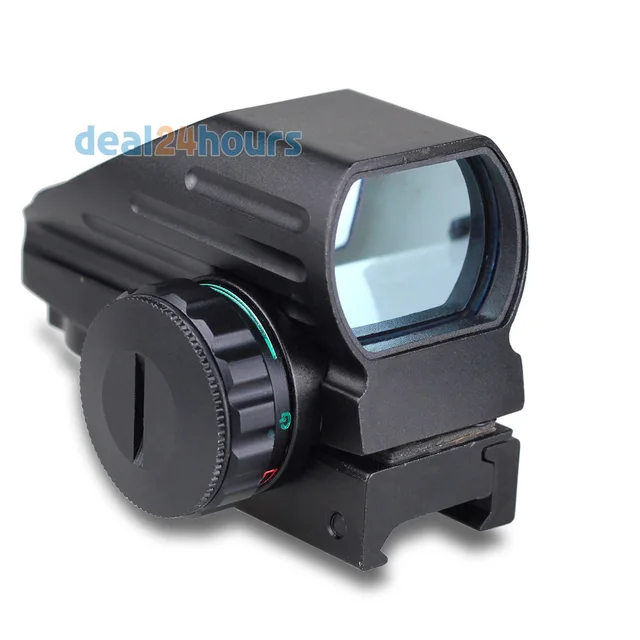 US $22.50 Tactical Reflex Red/Green Laser 4 Reticle Holographic Projected Dot Sight Scope Airgun Rifle sight 