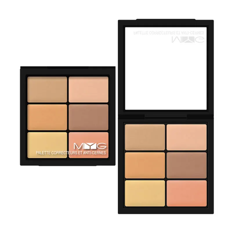

Brand makeup 6 colors Concealer Cover spot Natural Waterproof Concealer top quality face cosmetic concealer cream