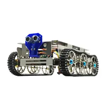 Интеллектуальная тележка робот шасси Интеллектуальный гусеничный автомобиль трек Arduino гусеничный Танк автомобиль DIY шасси платформы