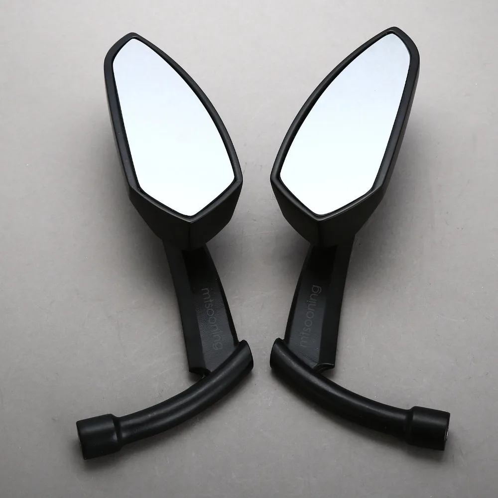 

1 Pair Aluminum Blade Motorcycle Rear View Side Mirrors Motorcycle Touring Cruiser Chopper Custom 10mm 8mm Motorbike Accessories