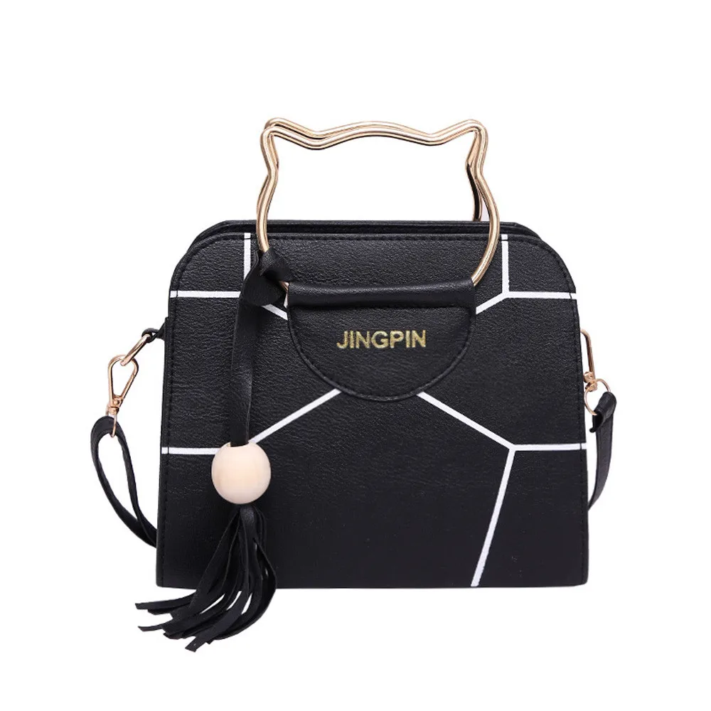 

Hot bags for women lady Girls Cute Cat Handle Handbag PU Leather Crossbody Shoulder Bag Super quality Bolsas Feminina