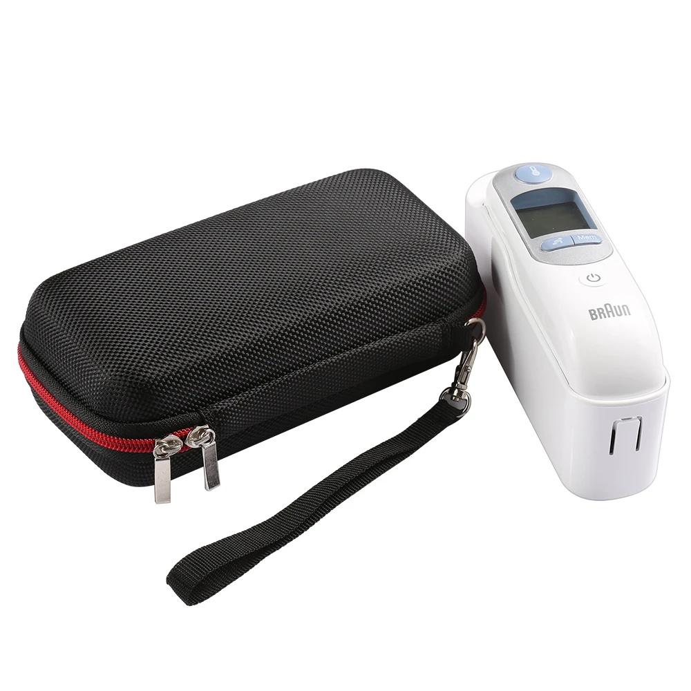 Термометр жесткий чехол подходит для Braun Thermoscan 7 IRT6520 EVA жесткое хранение дорожных сумок коробки