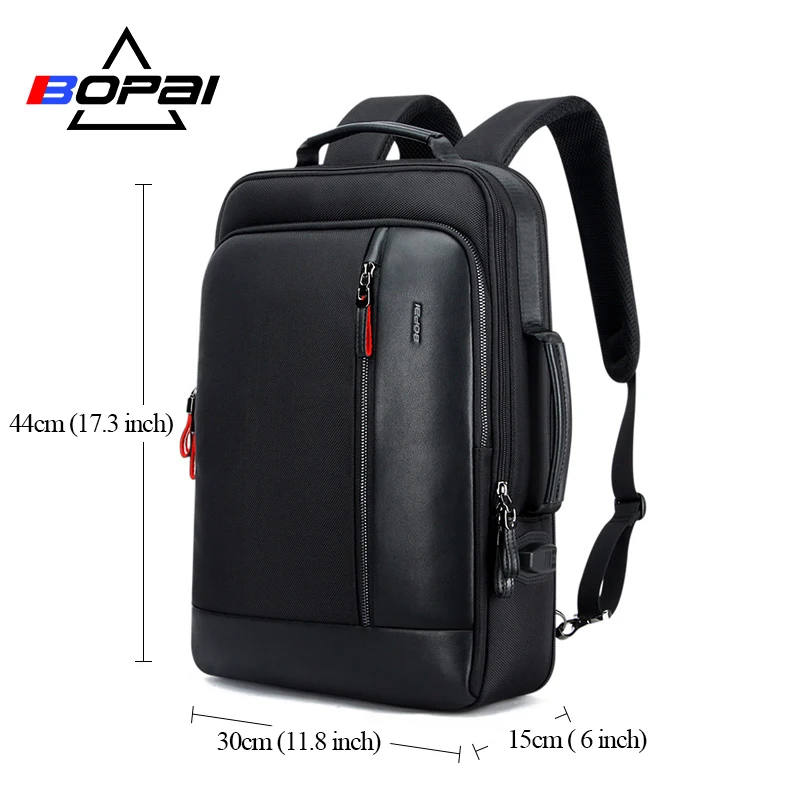 BOPAI Oxford impermeable Mochila de viaje mochilas para hombres Mochila capacidad puede ser ampliada Mens mochilas al hombro Mochila BOPAI Oxford impermeable Mochila de viaje mochilas para hombres Mochila capacidad puede ser ampliada Mens mochilas al hombro Mochila