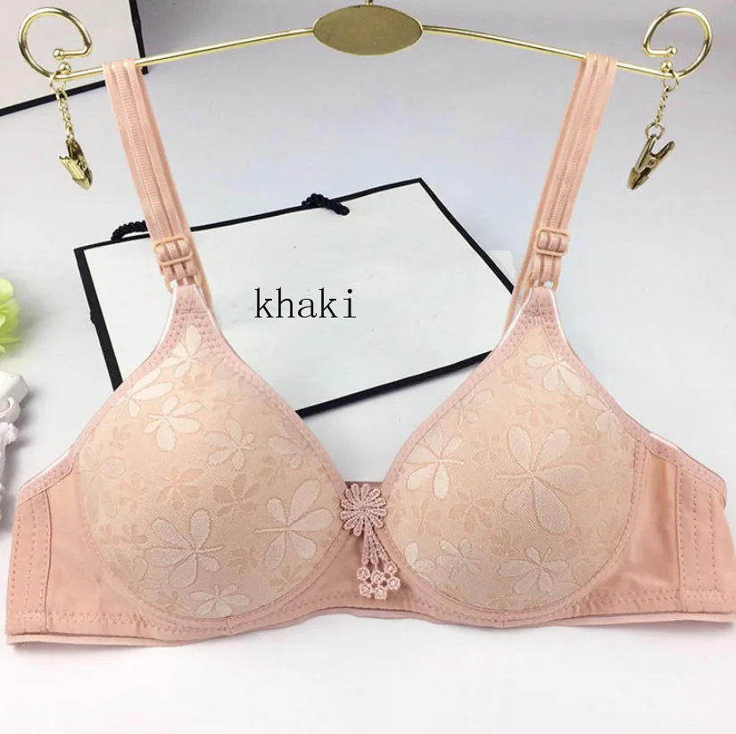  new style sexy beautiful pattern thin cup push up women bras wireless underwear female Brassiere mo