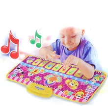 Новое музыкальное одеяло животные ползающие колодки Раннее детство песни музыка игрушки детские головоломки игры одеяло