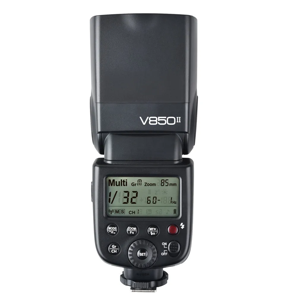 Godox V850II 2,4G GN60 Беспроводная X СИСТЕМА литий-ионная батарея Speedlite для Canon Nikon sony Pentax Olympus+ Бесплатный Набор софтбоксов 15*20 см