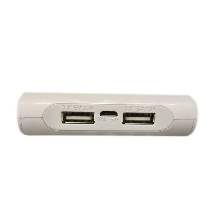 Внешний аккумулятор 10000 мАч тонкий портативный двойной 2 USB быстрая зарядка мини