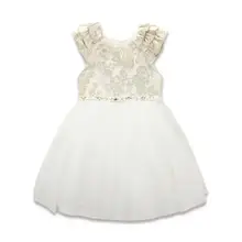 2016 Summer Baby Girl Dress Lace Flower Baby Girl Clothes Princess Tutu Children s Dresses vestidos