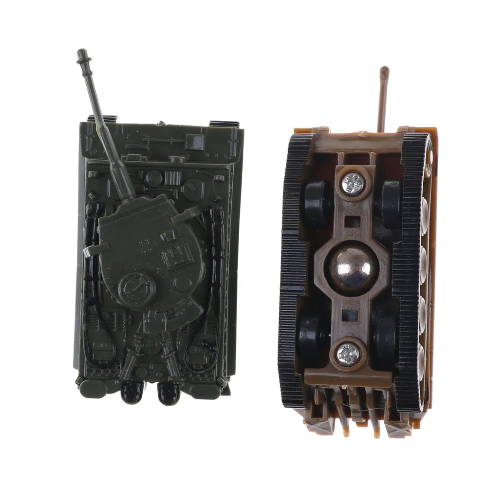 

1:144 Tiger Tanks Toy fashion boy's gift Plastic 4D Sand Table World War II Germany Panther Tank