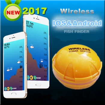 

Underwater Wireless Fish Finder iOS Android Phone Bluetooth Smart Visual HD Sonar Measuring Fishfinder Depth Water Temperature