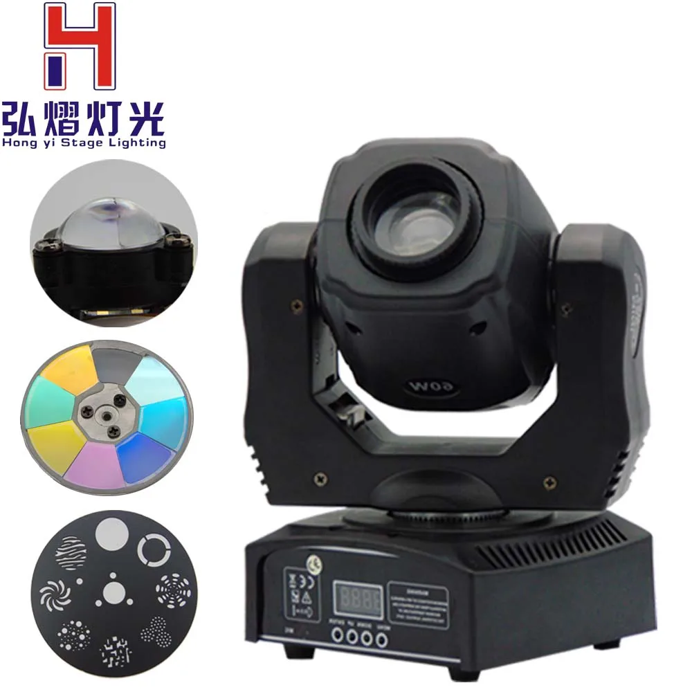 

Disco light DMX led gobos 60w stage light moving head beam party lights led dj Xmas Christmas Sound Active