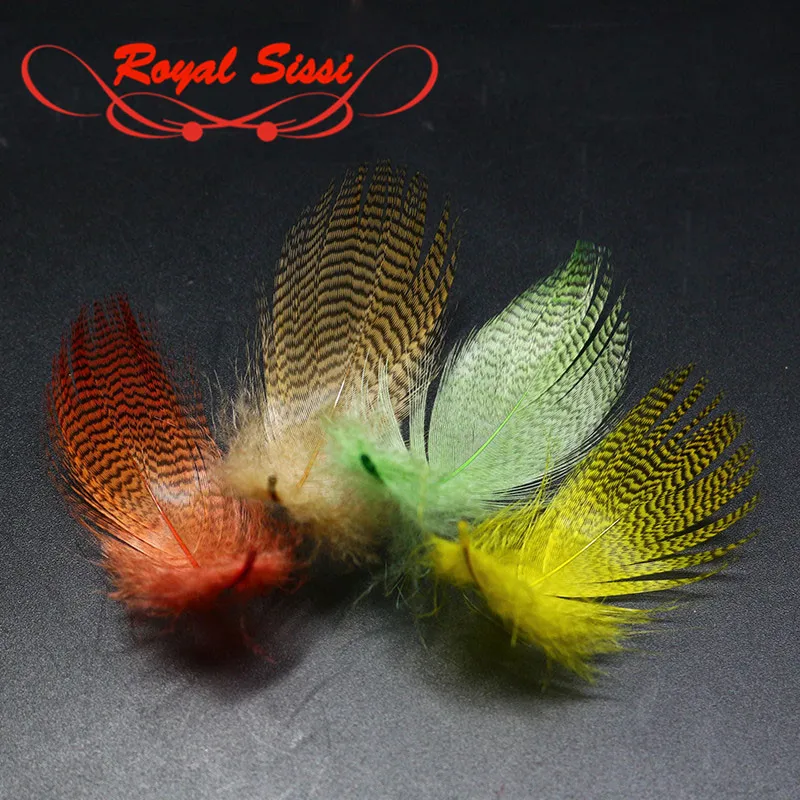 10 colors new spots and pitting CDC feather wild goose hackle feathers fly fishing tying materials For tying Nymph Insect Bait