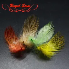 RoyalSissi 30feathers pack finely noticed mallard flank feathers hand chosen teal duck feathers wings&tails fly tying materials