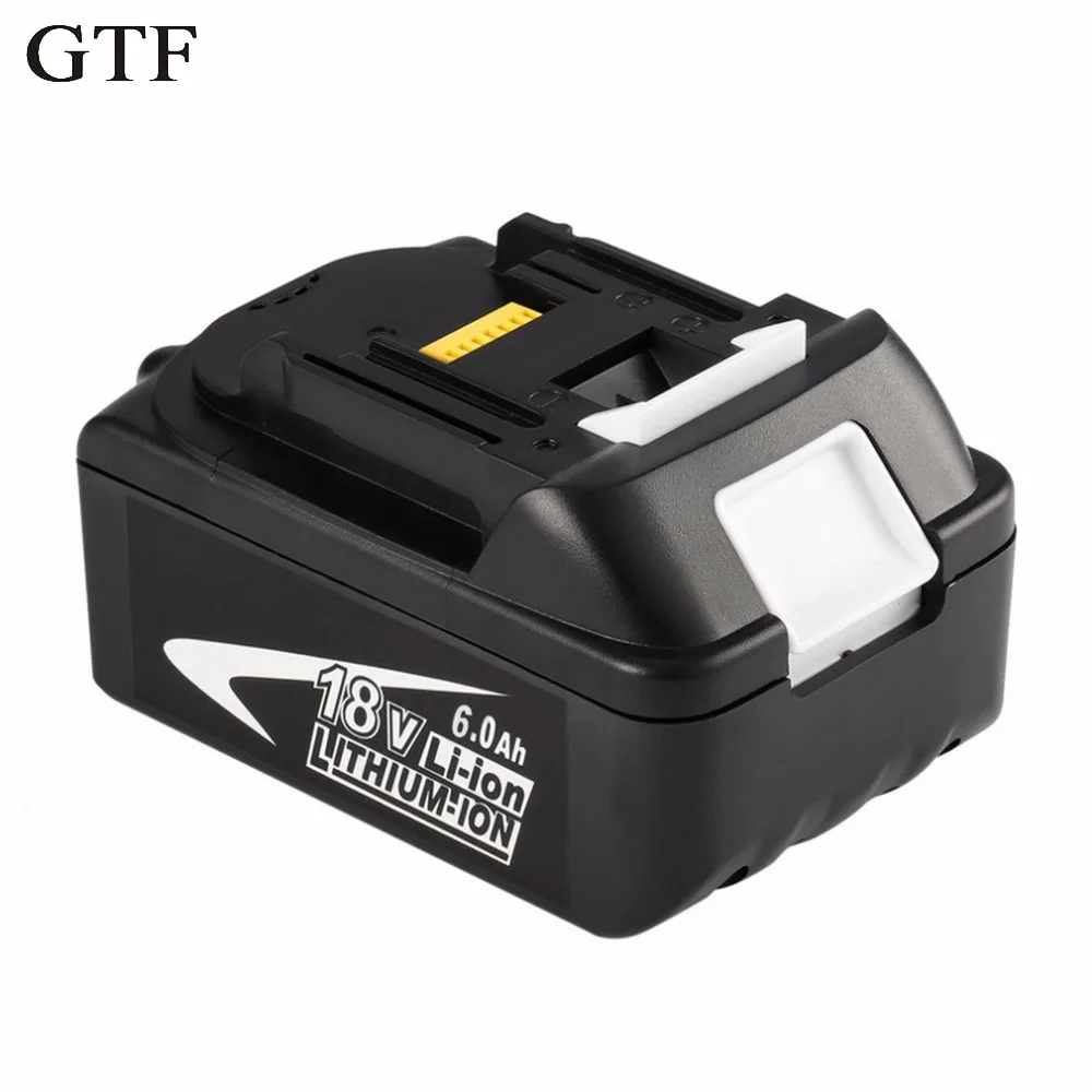 

GTF 18V 6000mAh Power Tool Battery Packs for Makita BL1860 Replacement Li-ion