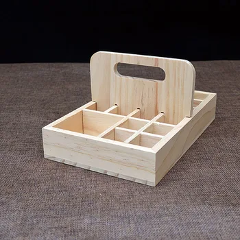 

Storage Boxes Home Storage & Organization essential oil case portable solid wood display box desk organizer lipstick holder hot