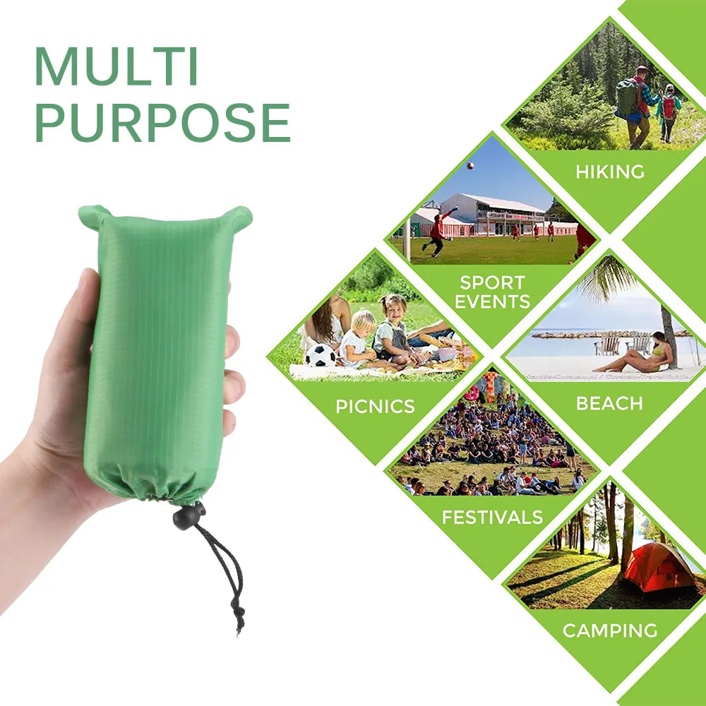 Портативный ультра тонкий складной подстилка для кемпинга компактное одеяло Кемпинг водоустойчивое одеяло коврик для отдыха на природе песок свободный пляжный коврик