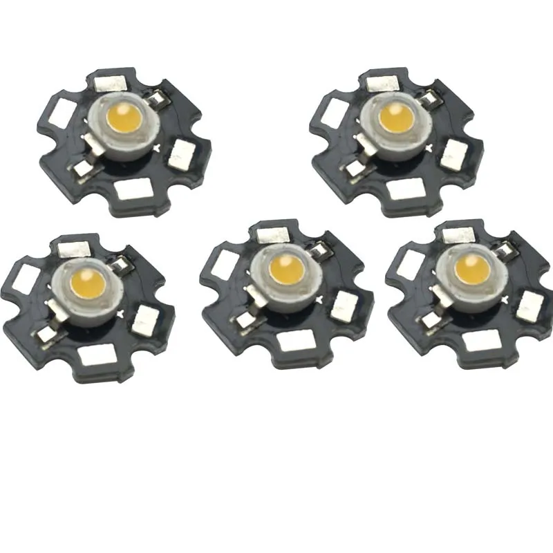 

10PCS 3W High Power LED Diode Light Emitter 3 Watt Warm white Neutral white Cold White 2800-30000K with 20mm base