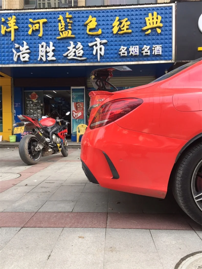 

car accessories Carbon Fiber Spoiler For BENZ CLA W204 W205 W212 W117 2014-UP Wing Spoilers High Quality Car Modification