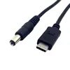 Кабель USB 3,1 Type C USB-C к DC 5,5 2,5 мм разъем питания удлинитель зарядный кабель для сотового телефона 20 см ► Фото 3/5