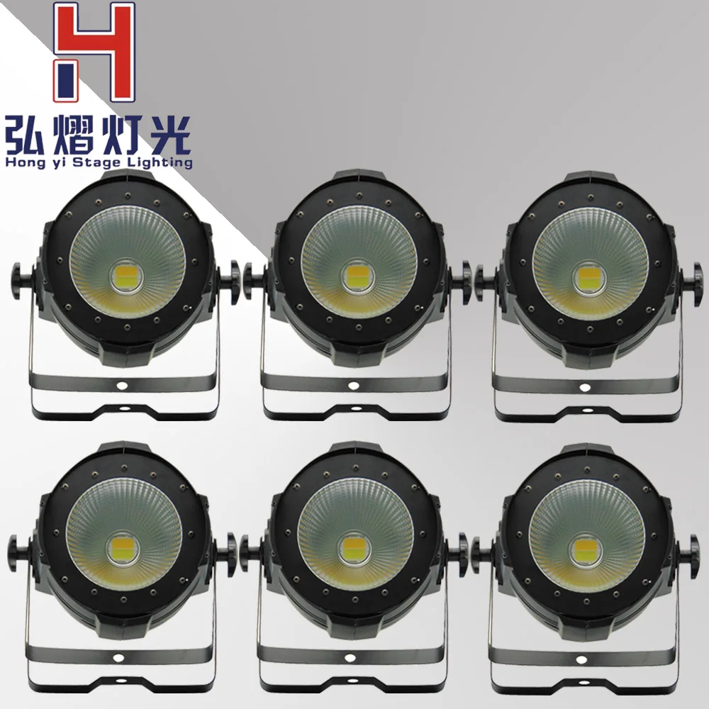 

6pcs/lot LED par 100 COB LED Par cool white and warm white Can Par led light dj projector lighting stage light