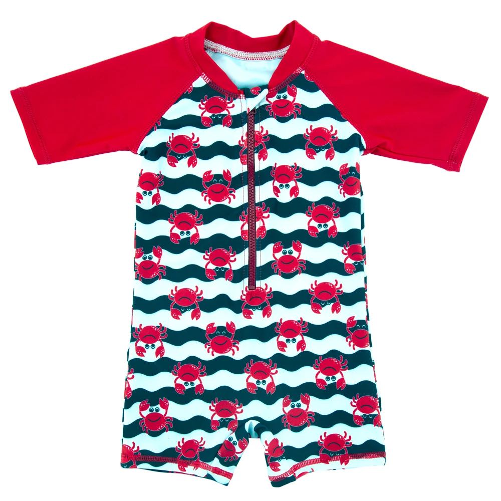 KAVKAS Baby Girl and Boy Swimsuit One Piece Rash Guard Swimwears 12M-8T