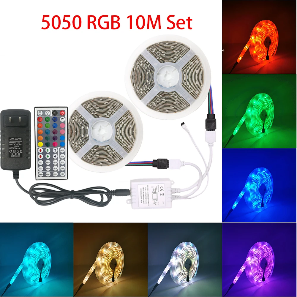 10m套图 30灯 5050 RGB