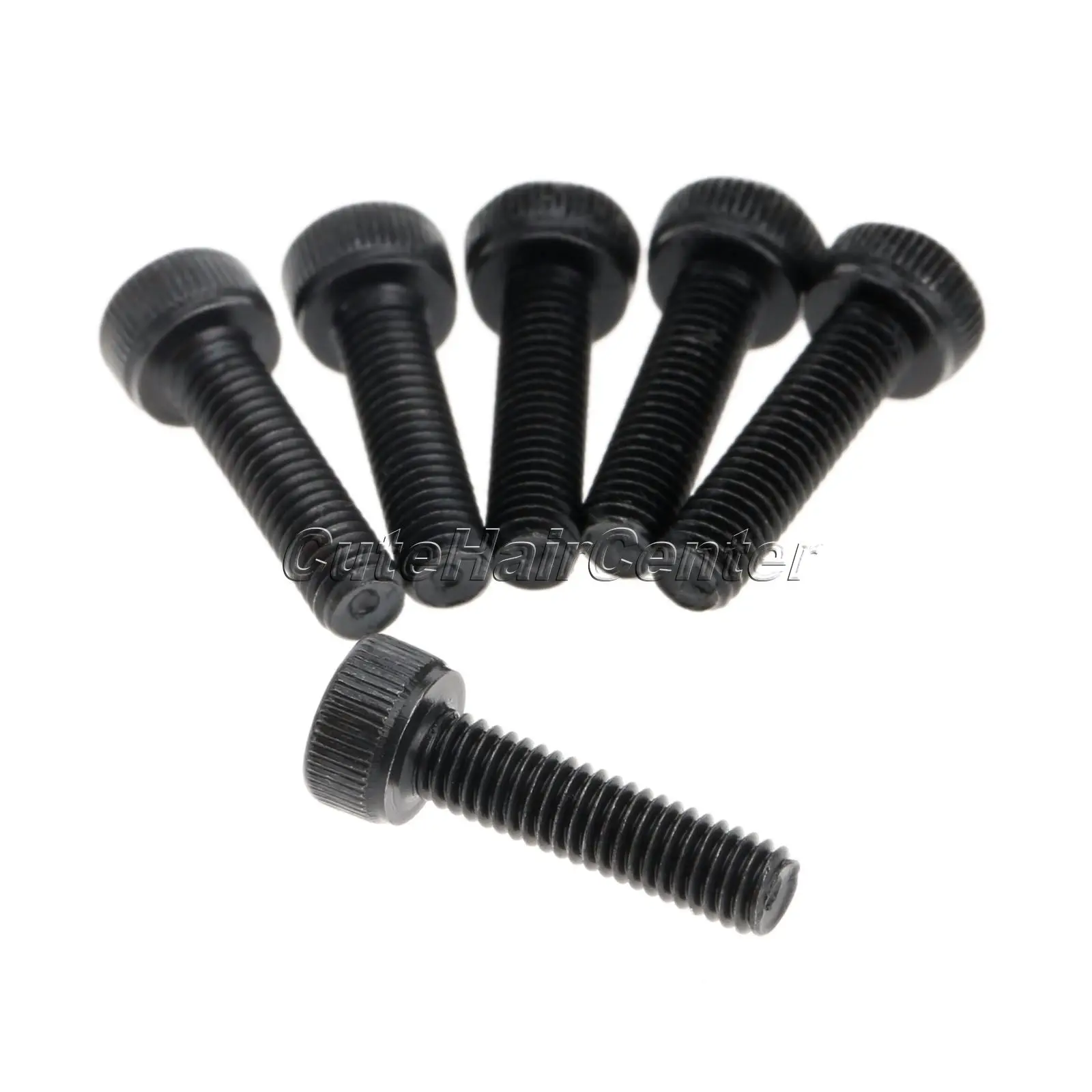 50pcs Black Metal Hex Socket Head Allen Hexagon Screw Electronic Small Metal Screws Hot