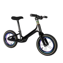 Безпедальный баланс велосипед учится ходить получить баланс чувство углерода дети для От 2 до 6 лет детей супер легкий полностью из карбона велосипед