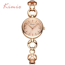 KIMIO 2016 Esqueleto de Oro Reloj Pulsera de La Joyería Para Las Mujeres Gorgeous Ladies Relojes relogio feminino Regalo de Navidad Para la Novia