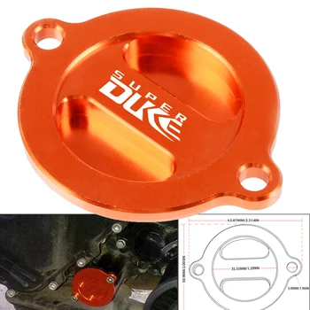 

CNC Engine Oil Filter Cover Cap For KTM 1290 SupeR Duke R/GT 2014-2019 2015 2016 Motorcycles Accessories protector Orange Covers