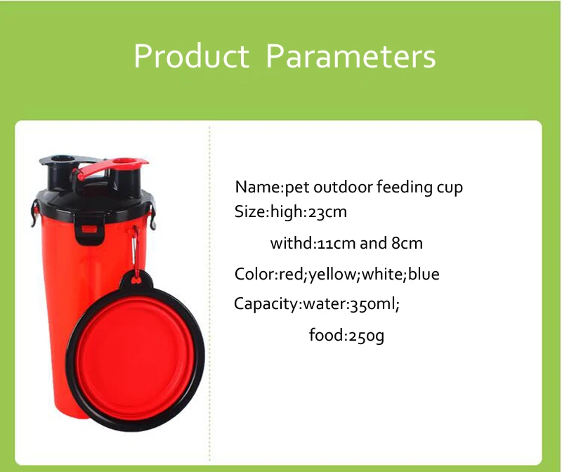 pet dog water food feeder (9)
