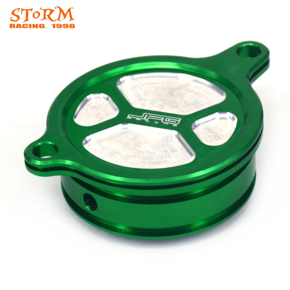 Goede CNC Billet Motorfiets Motorolie Plug Filter Cover Cap Voor KAWASAKI KX450F KXF450 KX 450 F 2006 2015 KLX450R KLX 450R 2008 2015